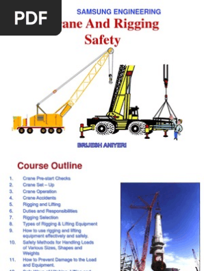 Crane, Rigging & Lifting