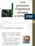Los Procesos Cognitivos Simples y Complejos