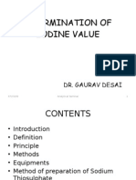 Determination of Iodine Content
