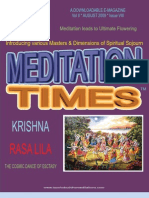 Meditations Times - August - Krishna