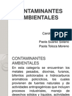 Contaminantes Ambientales