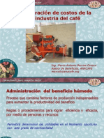 Administracion de Costos Del Beneficiado Humedo Del Cafe