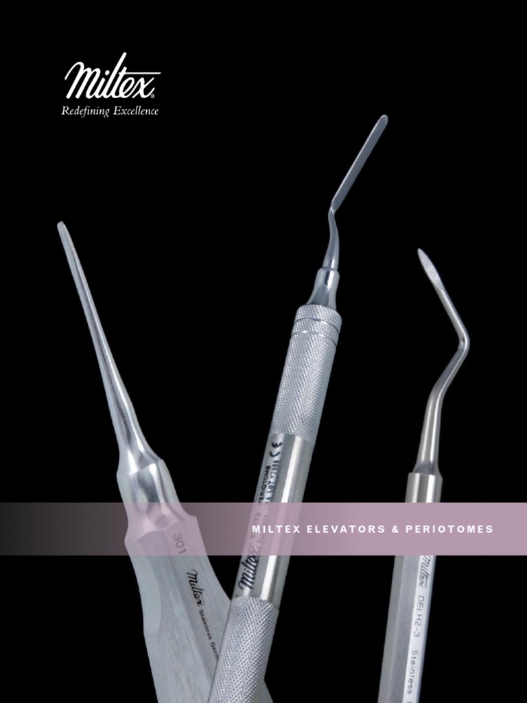 Dental Elevators and PeriotomesBrochure Blade Dental Implant