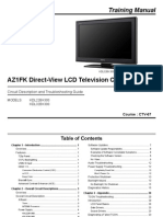 Sony Ctv-67 Az1fk Chassis Training Manual...KDL32BX300...KDL22BX300