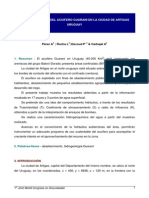 Comportamiento Del Acuifero Guarani en La Ciudad de Artigas Uruguay