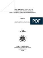 Analisis Pengaruh Penambahan Asam Asetat Pada Ekstraksi Atosianin Pada Kulit Manggis (Cover)