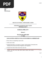 CONTOH KARANGAN BAHAGIAN a Kepentingan Peraturan Di Sekolah