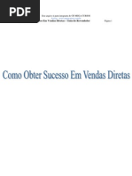 Como Obter Sucesso em Vendas Diretas