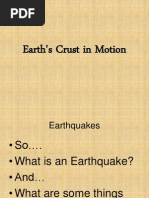 6th Grade Science Chapter 2 Lesson 1 Earths Crust in Motion