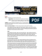 Axis Allies Pacific 1940 Errata FAQ