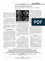 Bjorl: Congenital Laryngeal Saccular Cyst