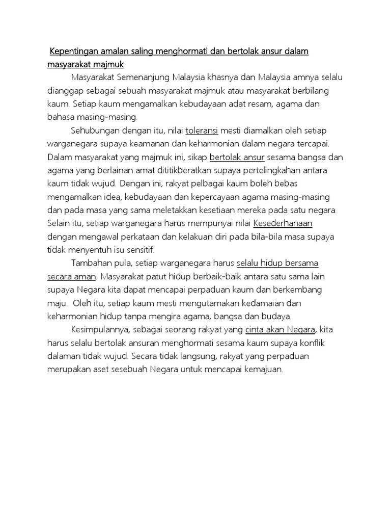 Tugasan Harian Moral Tingkatan 4 Pdf