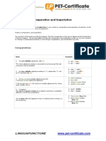 Linguapuncture 4 Comparatives and Superlatives Adjectives