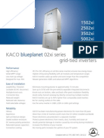 KACO 02xi Series Grid-Tied Inverters High Efficiency, Flexibility