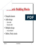 Arithmetic building blocks and digital processor design