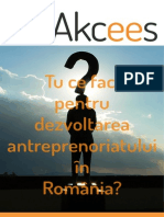 Akcees-Studiu Antreprenoriat Romania