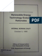 Renewable Energy Technology Evolution Rationales - 1990