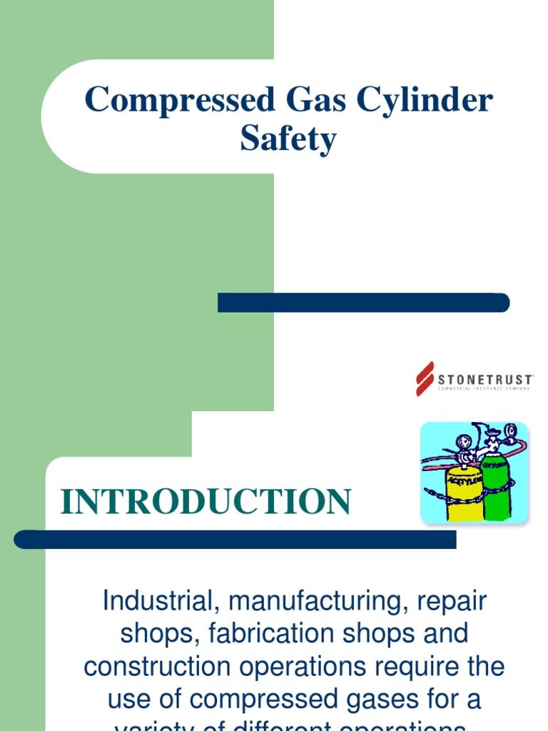 Compressed Gas Cylinder Safety Guidelines | PDF | Gases | Energy Technology
