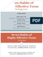 Seven Habits of Highly Effective Teens