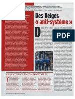 Des Belges "anti-système", Marianne Belgique, 28 septembre 2013.