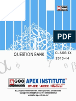Mathematics Question Bank Class IX For Summative Assessment-II