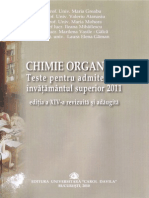  Chimie Organica Teste Admitere 2011