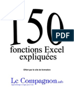 150 Fonctions Excel