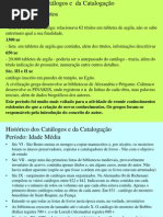 Historia Catalogos Catalogacao