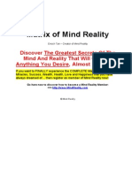 Matrix of Mind Reality