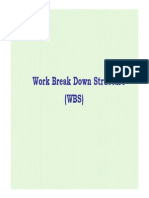 Work Break Down Structure (WBS)