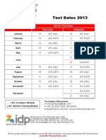 Bandung - 2013 GABUNGAN Test Dates Conditions Dan Workshop Test Dates