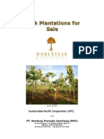 Teak Plantations For Sale