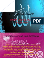 20 Sifat Wajib Allah