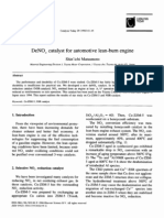 I Catalysis Today: Deno X Catalyst For Automotive Lean-Burn Engine