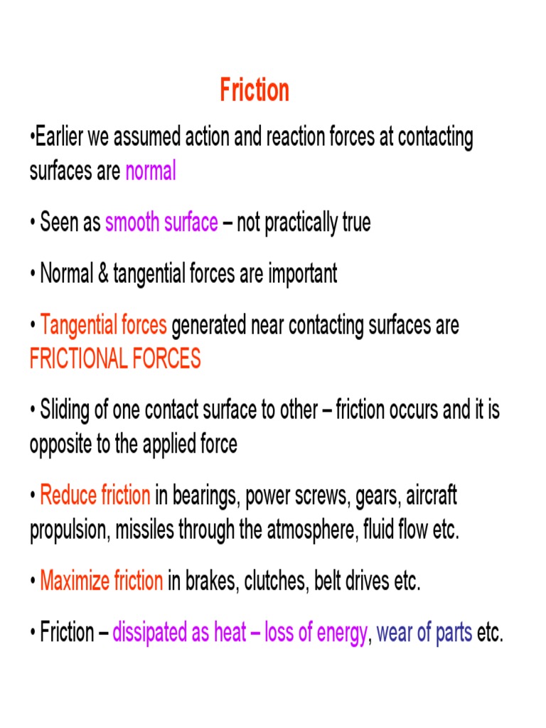 Friction | PDF | Friction | Belt (Mechanical)