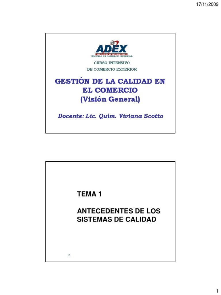 Gestion de Calidad Escuela | PDF | Gestión de la calidad | Calidad ...