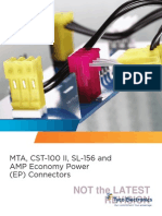 MTA, CST-100II, SL-156and AMPEconomyPower (EP) Connectors