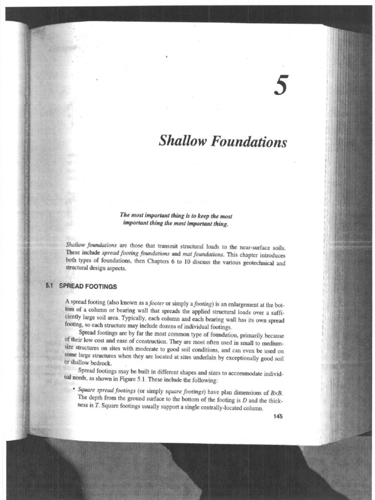 Shallow Foundations | PDF