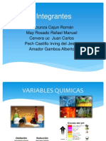 Variables químicas