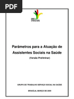 Parâmetros Para Atuação de Assistentes Sociais Na Saúde