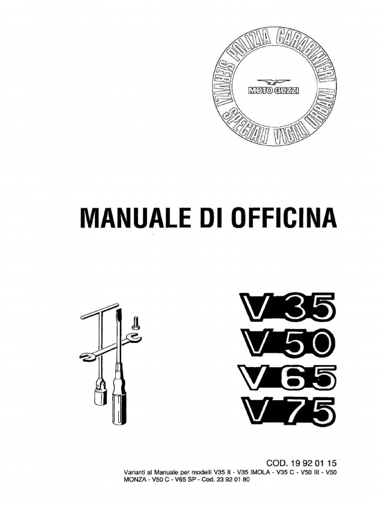 Workshop Manual v35 v50 v65 v75 It | PDF