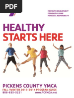 Download Pickens County YMCA Program Guide Fall Winter 2013-2014 by Pickens County YMCA SN173915080 doc pdf