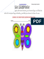 Lateralidad Derecha y Recortar Las Mariposas Simetricas