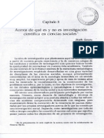 Sautu. Acerca de Qué Es y No Es Investigación Científica en Ciencias Sociales