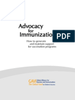 Adovocacy for Immunization