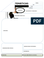 Plan de Clase Matemáticas RIEB