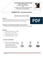 Lei de Lavoisier verificada