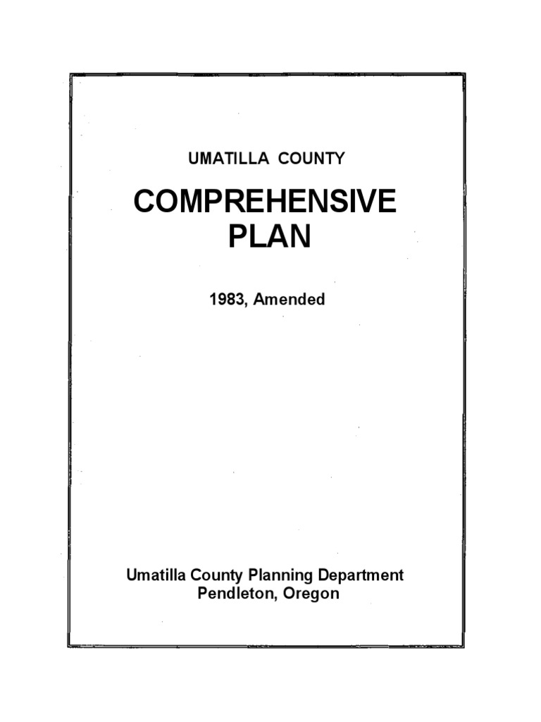 Umatilla County Compplan PDF Land Use Agriculture