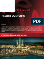 Resort Overview: Disclaimer