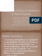 Bebidas de La Época Colonial en La Nueva